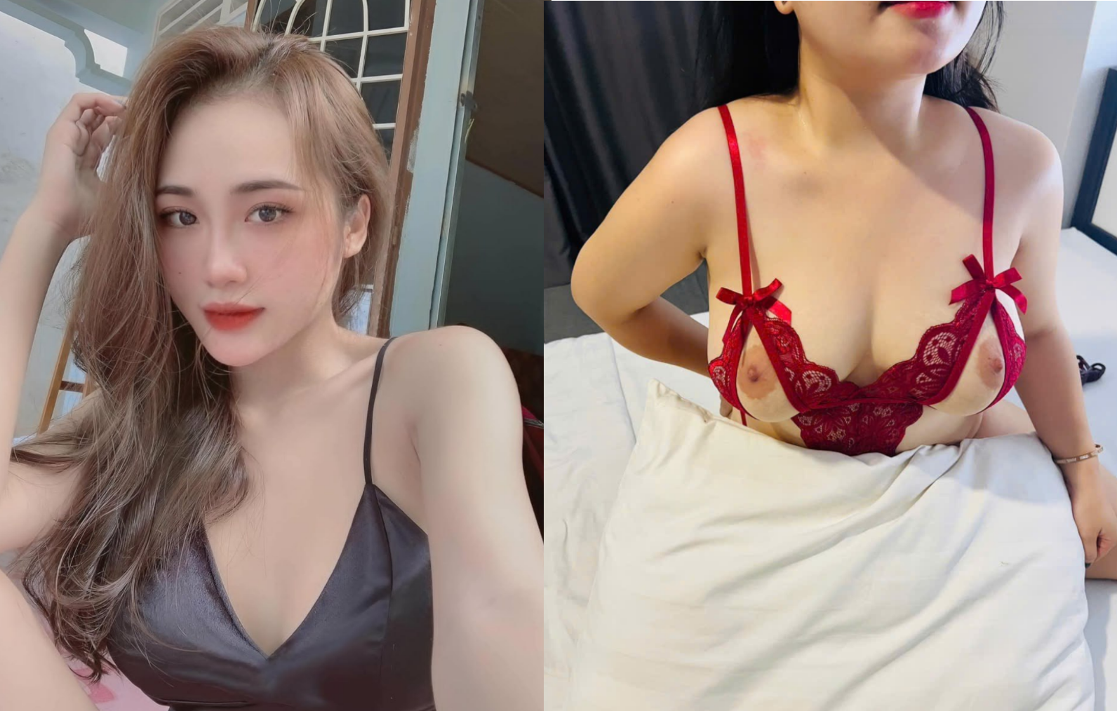 Xoạc lén em gái 2 quả đào cực to