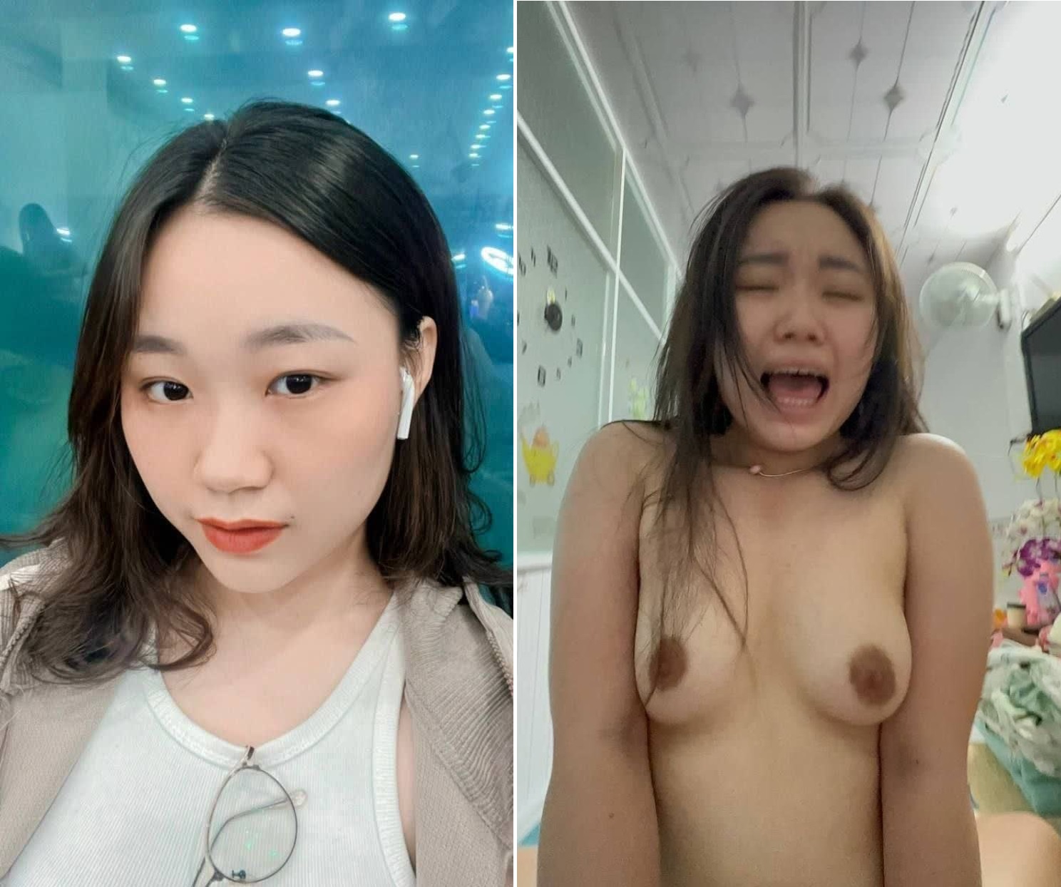 Chim anh to em mới nhấp đã rên la